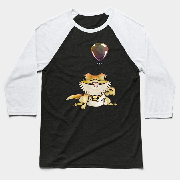 Bearded Dragon Pet Baseball T-Shirt by Shadowsantos